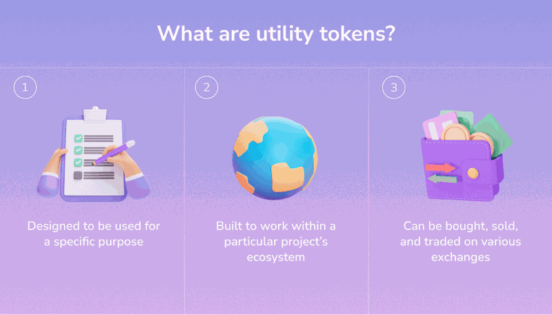 What are Utility tokens?